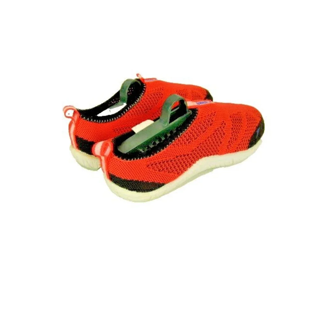 Speedo Kids Surf Knit Orange Water Shoes Trail Running  sz 4 #7749106-817